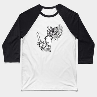 Aztec Spray Can Baseball T-Shirt